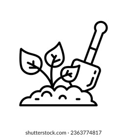 Gardening icon in vector. Illustration