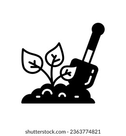 Gartensymbol in Vektorgrafik. Illustration