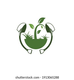 gardening icon vector illustration design template 