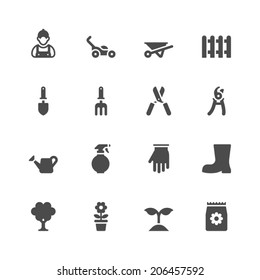 Gardening icons