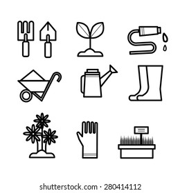 Gardening icons