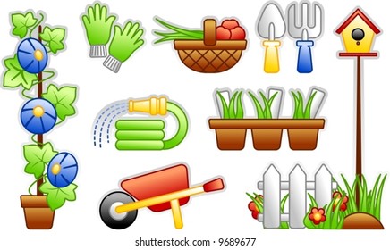 Gardening icons