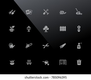 Gardening Icons // 32px Series - Vector icons adjusted to work in a 32 pixel grid.