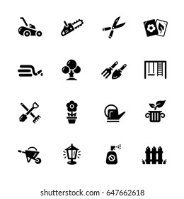 Gardening Icons // Black Series - Vector icons for your digital or print projects.