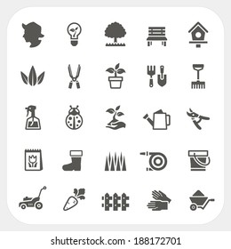 Gardening Icons Set