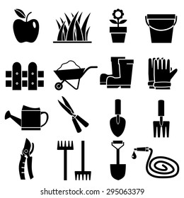 Gardening Icons set.vector