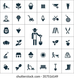 gardening Icons Vector set