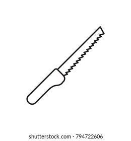gardening knife icon illustration isolated vector sign symbol