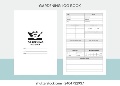 Gardening Log Book Kdp Interior