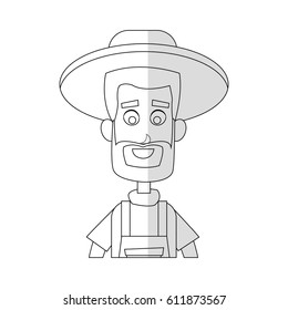 gardening man icon