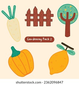 Gardening Pack 2 Vector Illustration