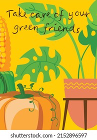 Gardening people farmers gathering harvest, planting trees, working people concept. Farming chore, agriculture concept