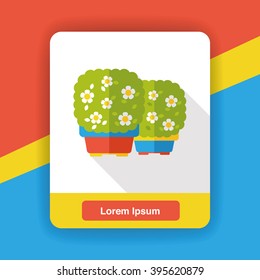 gardening plant flat icon