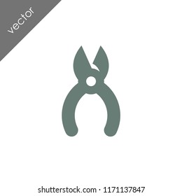 gardening pliers icon