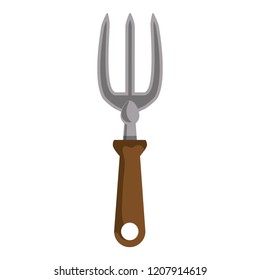 gardening rake tool icon