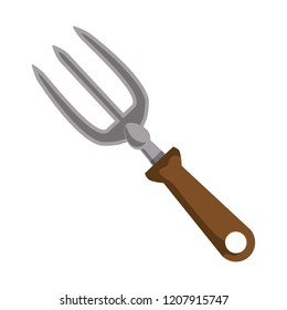 gardening rake tool icon