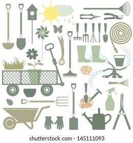 Gardening related icons 3