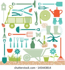 Gardening related icons 4