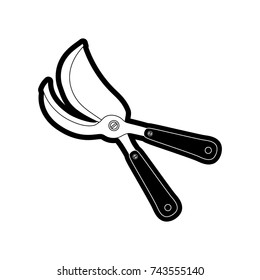 gardening scissors icon