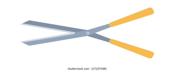 Gardening scissors icon. Vector illustration