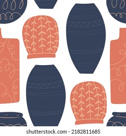 Gardening seamless pattern set. For prints, food design, health style hobby menu, label