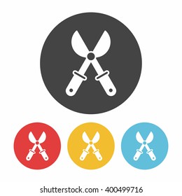 Gardening shears icon