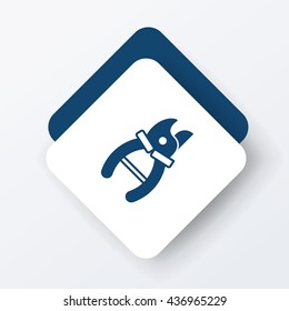 Gardening shears icon
