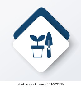 Gardening shears icon