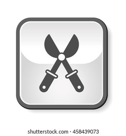 Gardening shears icon