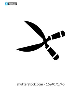 gardening shears icon isolated sign symbol vector illustration - high quality black style vector icons
