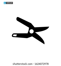 gardening shears icon isolated sign symbol vector illustration - high quality black style vector icons
