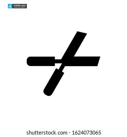 gardening shears icon isolated sign symbol vector illustration - high quality black style vector icons

