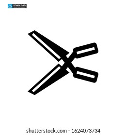 gardening shears icon isolated sign symbol vector illustration - high quality black style vector icons
