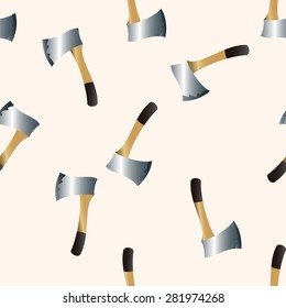 gardening shovel , cartoon seamless pattern background