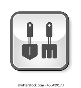gardening shovel icon