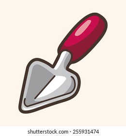 gardening shovel theme elements