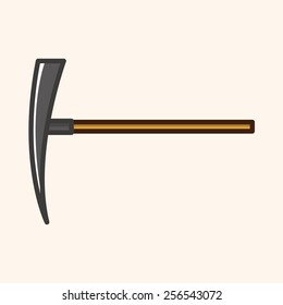 gardening shovel theme elements