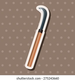 gardening shovel theme elements