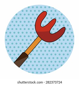 gardening shovel theme elements