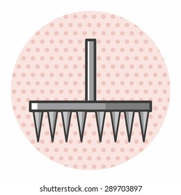 gardening shovel theme elements