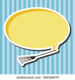 gardening shovel theme elements