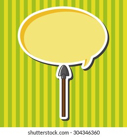 gardening shovel theme elements