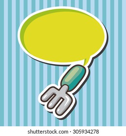 gardening shovel theme elements