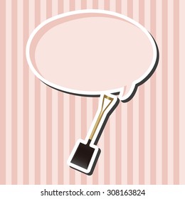 gardening shovel theme elements