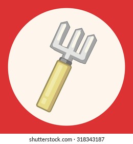 gardening shovel theme elements