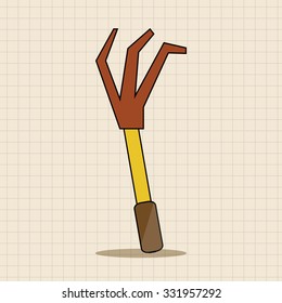 gardening shovel theme elements