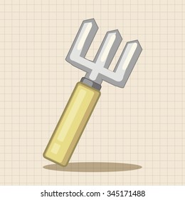 gardening shovel theme elements