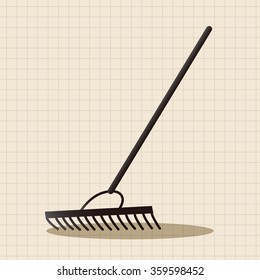 gardening shovel theme elements