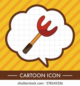 gardening shovel theme elements