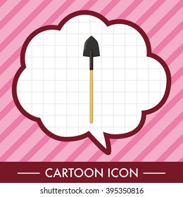 gardening shovel theme elements